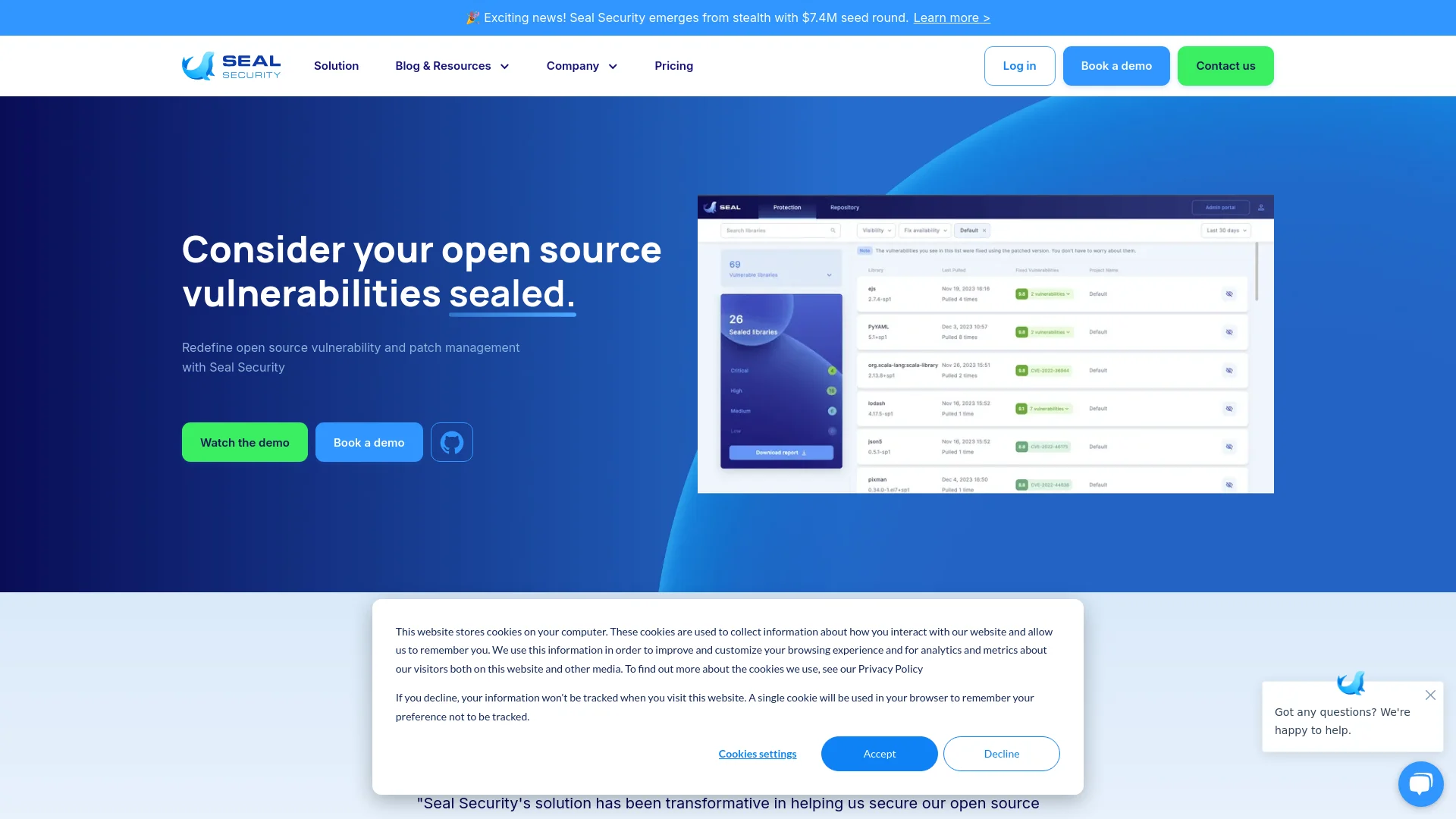 Seal Security screenshot
