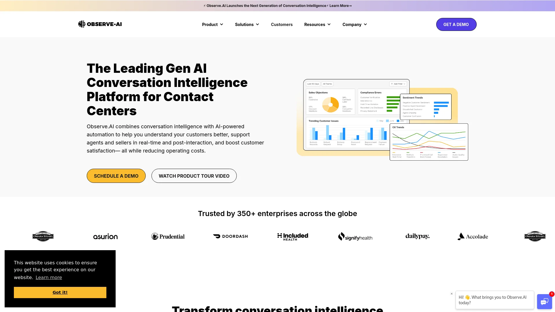 Observe.AI screenshot