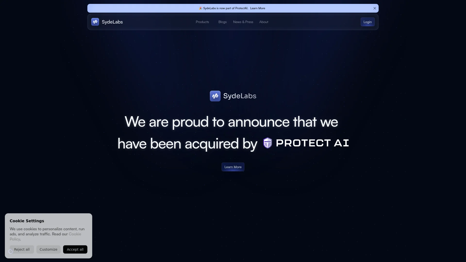 SydeLabs screenshot