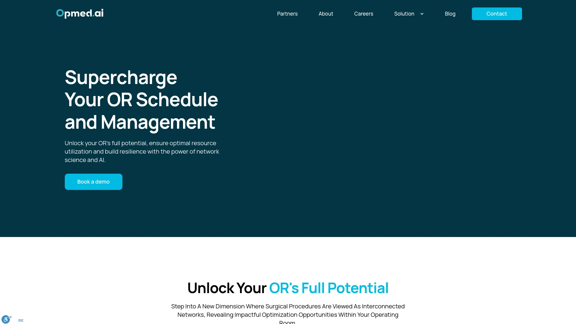 Opmed.ai screenshot