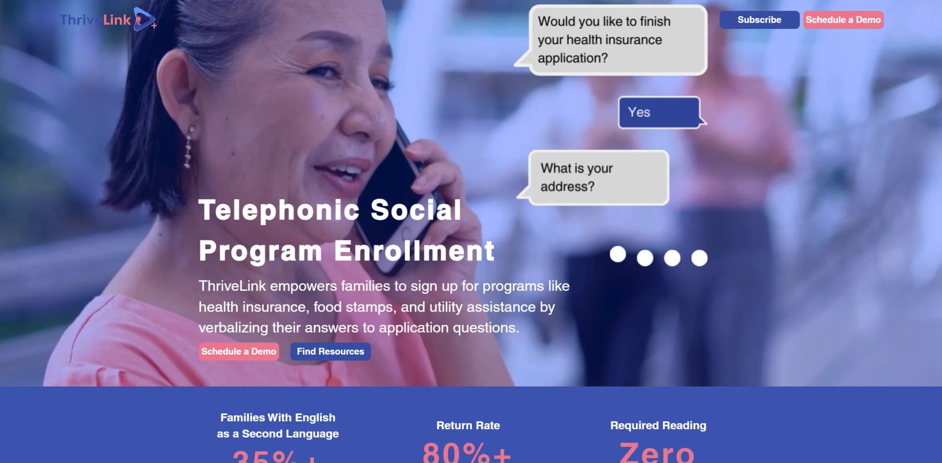 ThriveLink screenshot