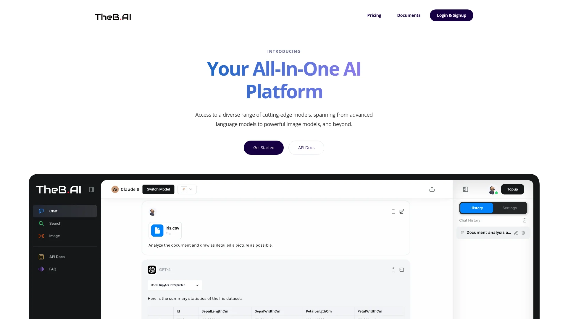 TheB.AI screenshot