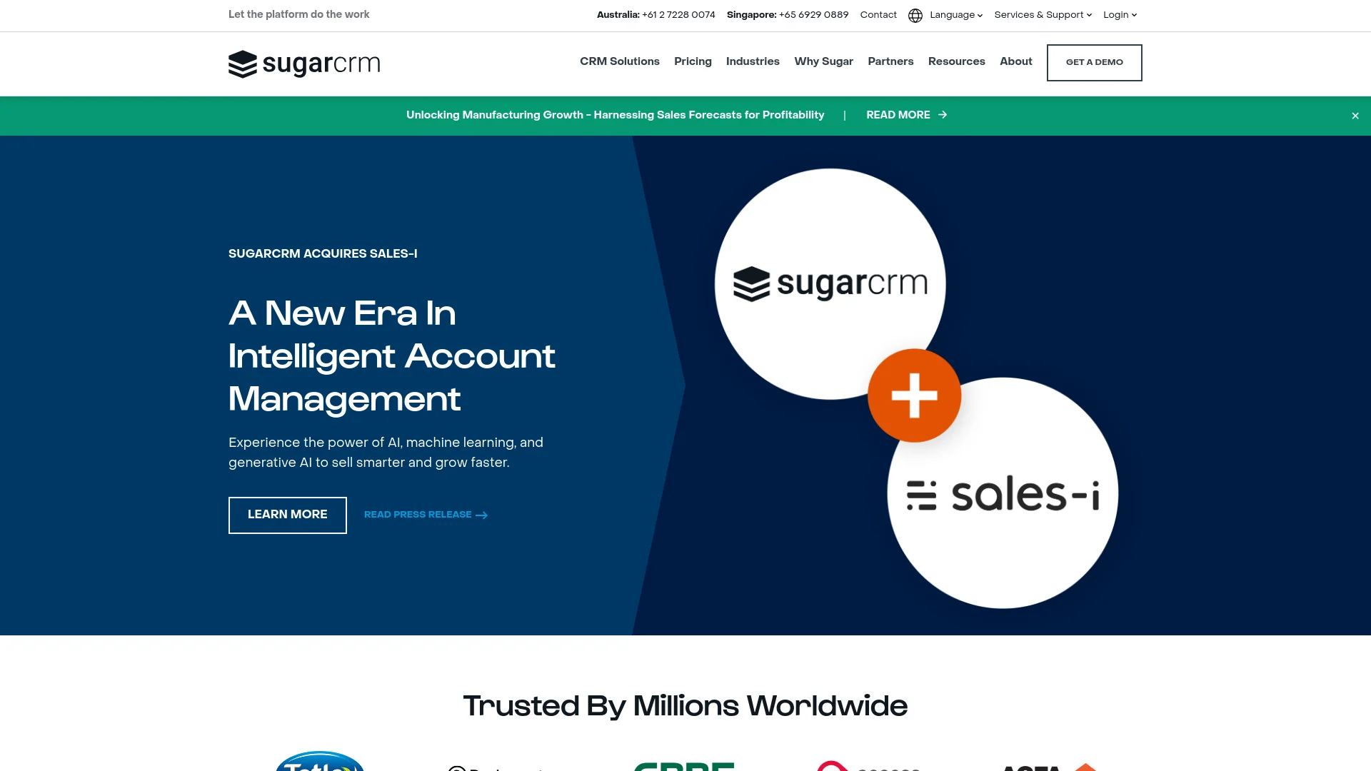 SugarCRM screenshot