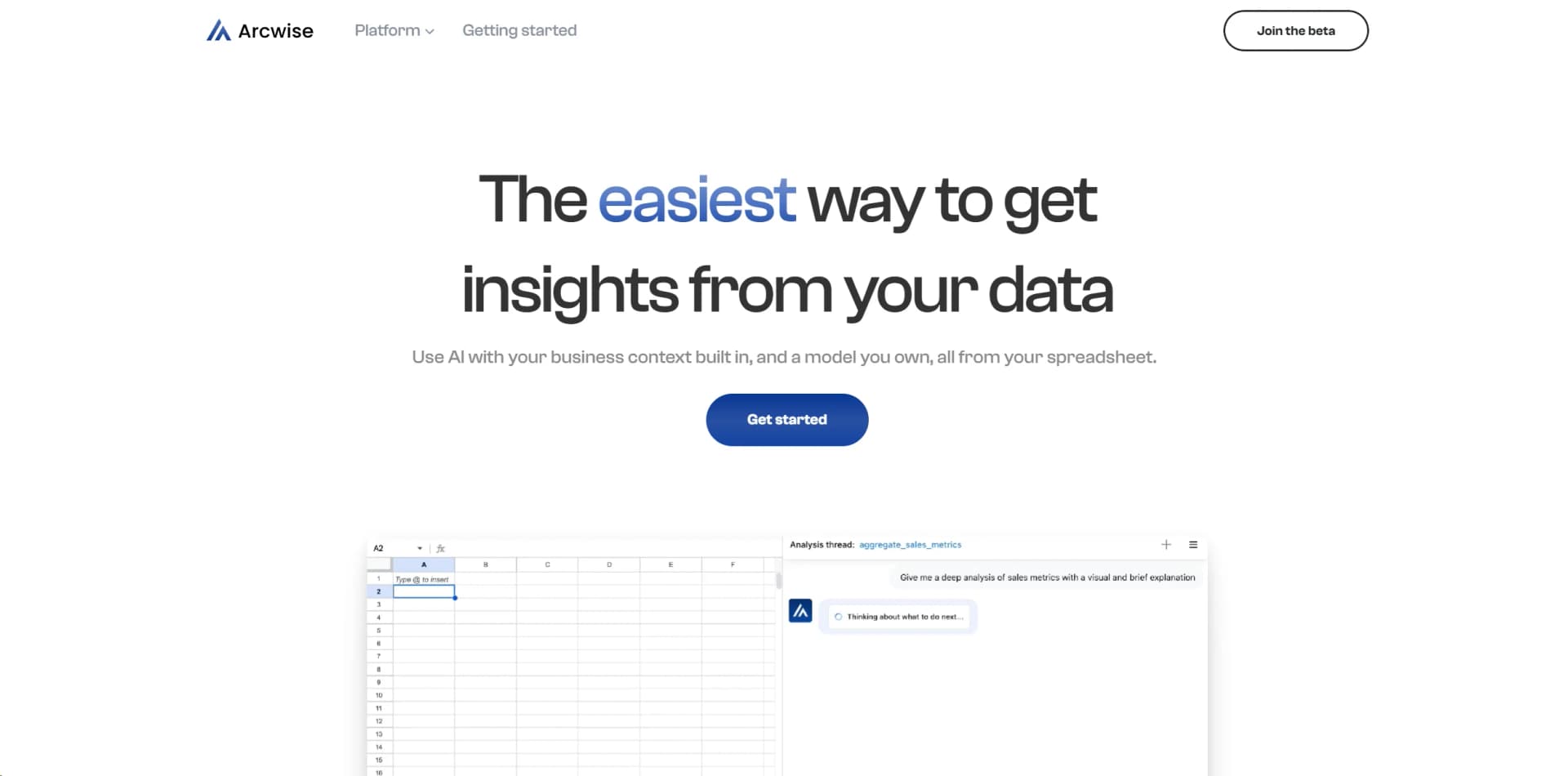 Arcwise screenshot