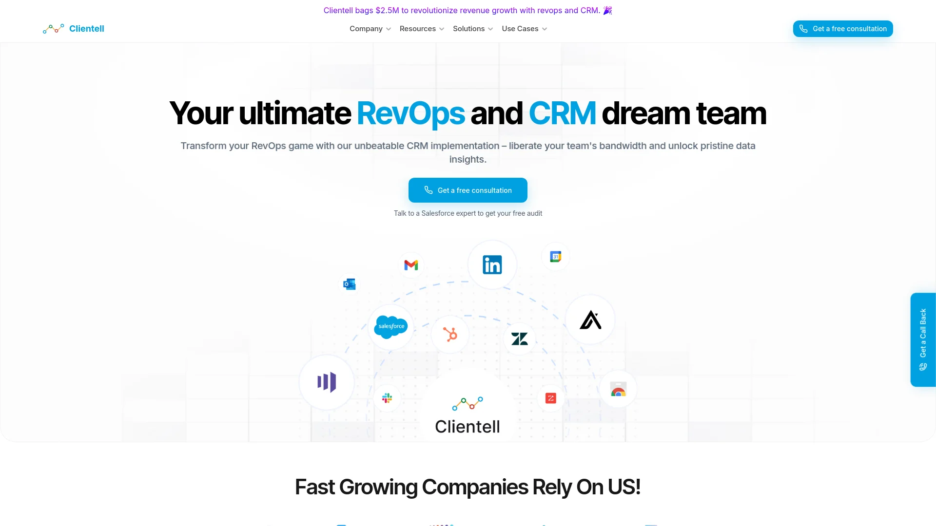 Clientell screenshot