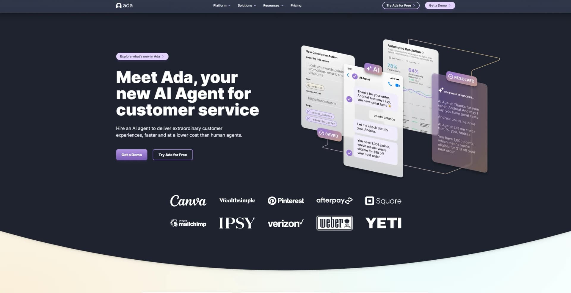 Ada screenshot