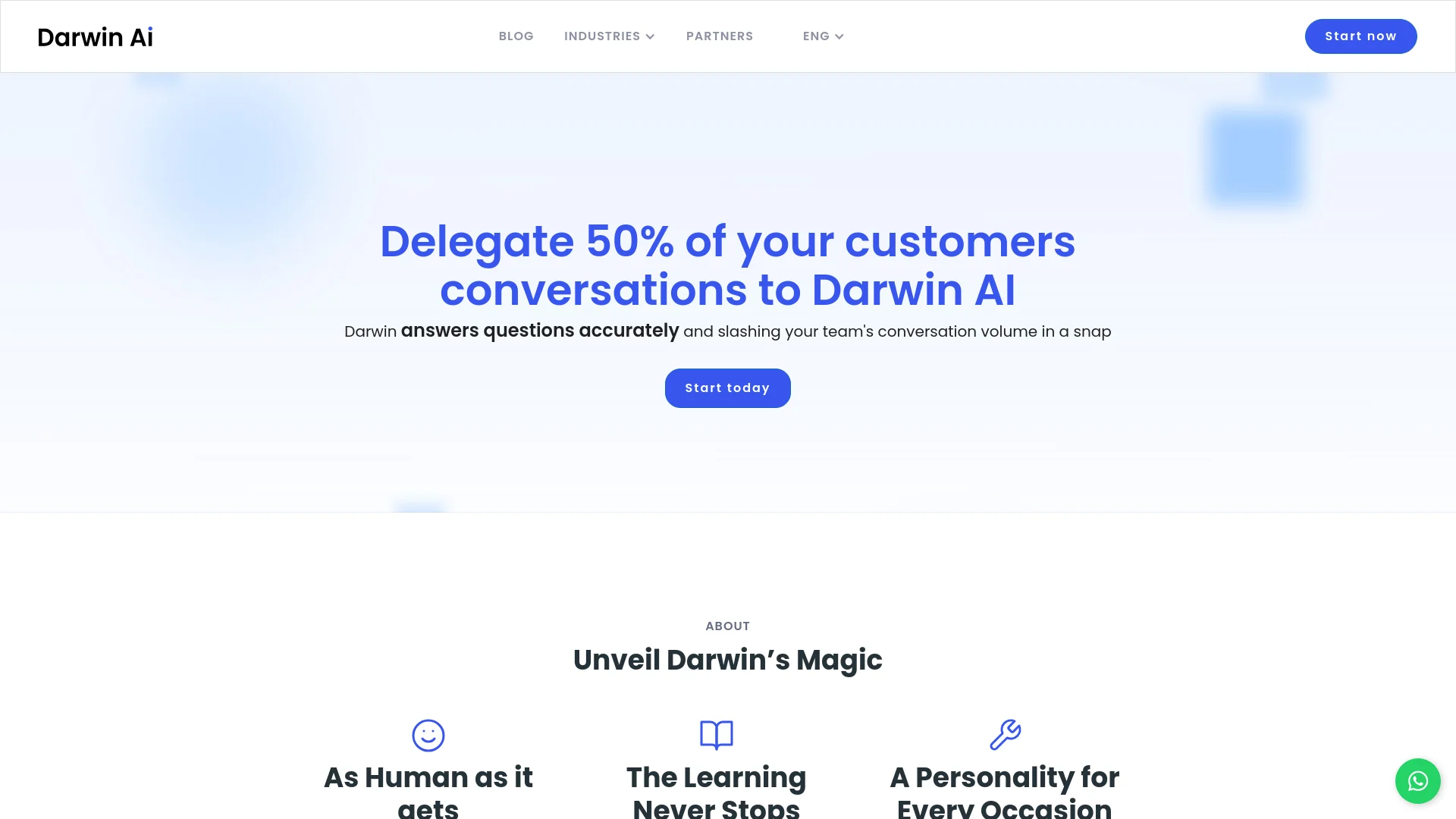 Darwin AI screenshot