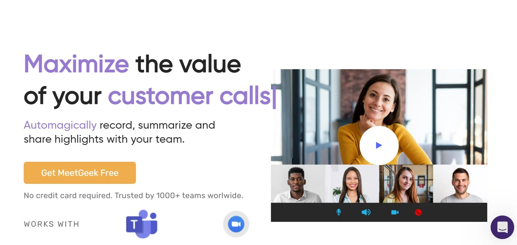 MeetGeek screenshot