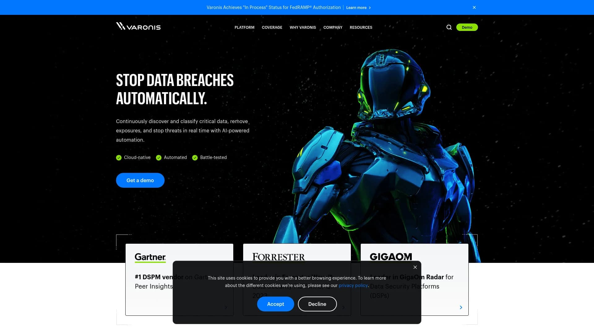 Varonis screenshot