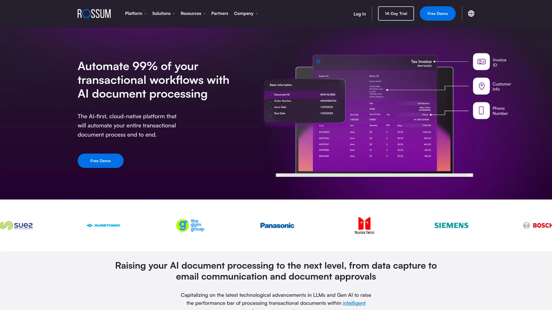 Rossum.ai screenshot
