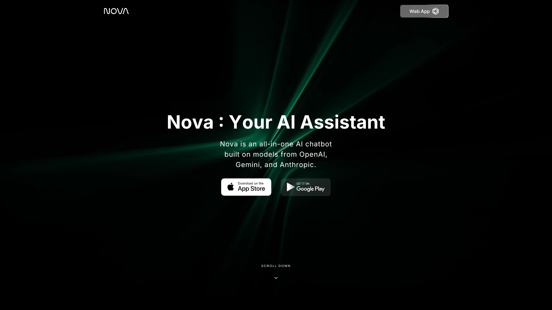Nova AI App screenshot