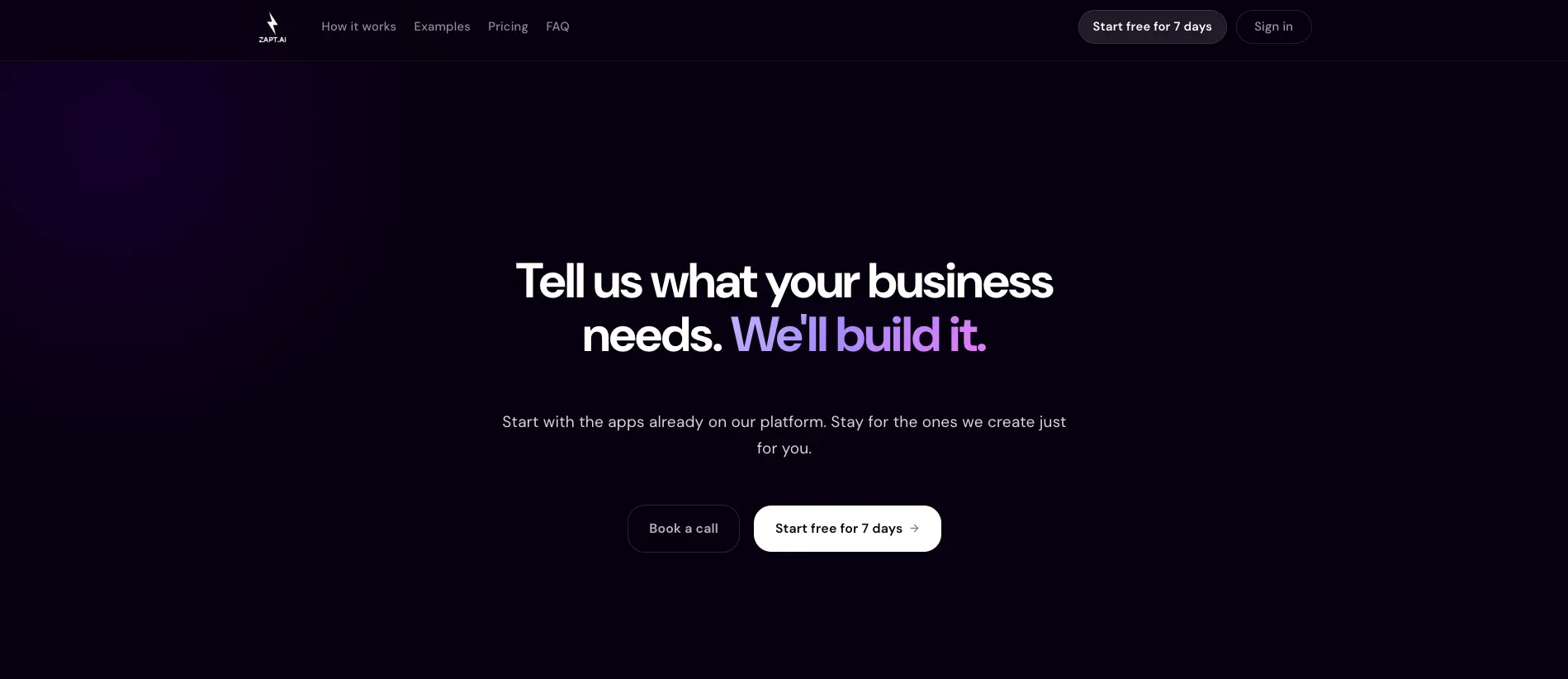 ZAPT screenshot