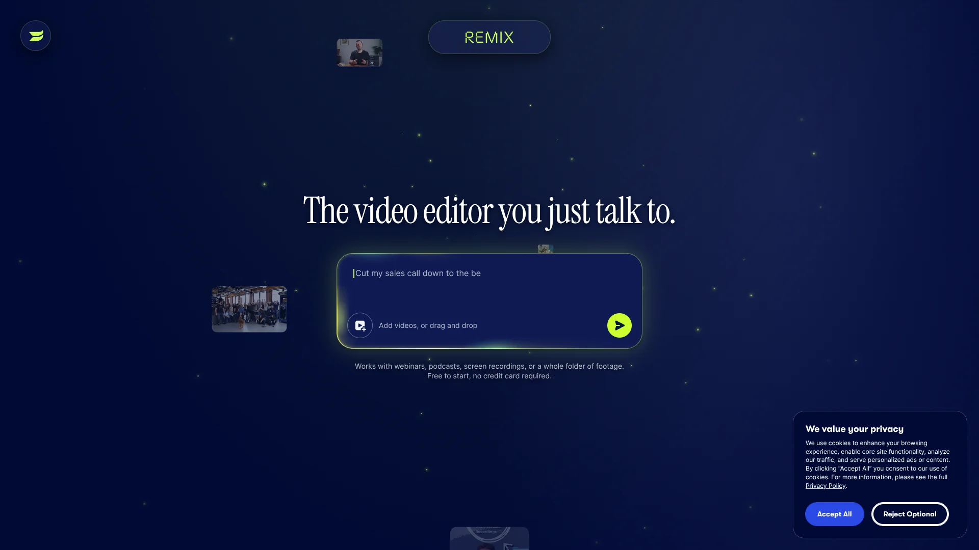 Wistia Remix screenshot
