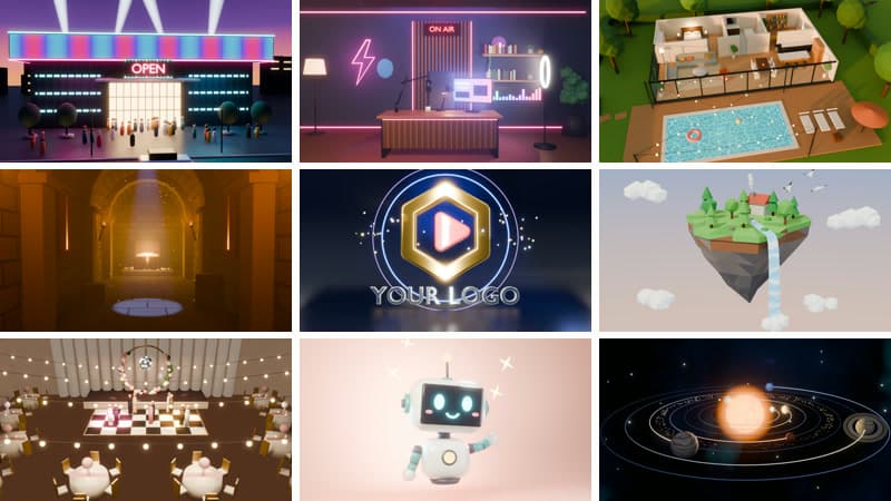 21 ready-made 3D builds