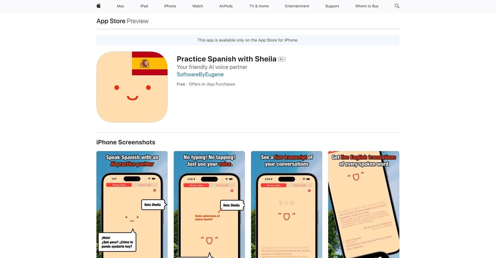 Practice Spanish with Sheila