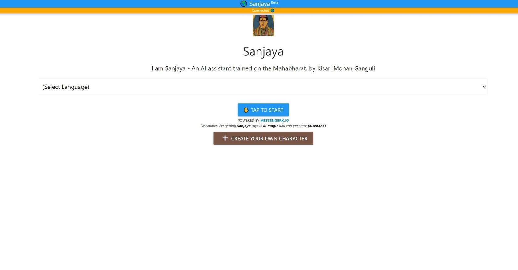 Sanjaya chatbot