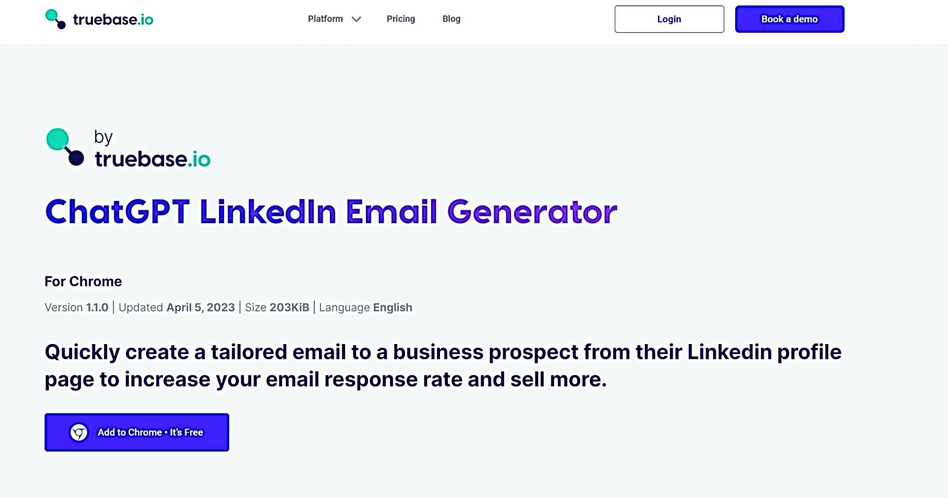 ChatGPT LinkedIn Email Generator featured
