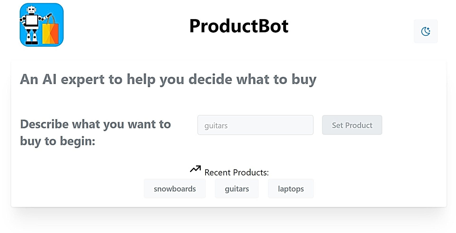 ProductBot featured