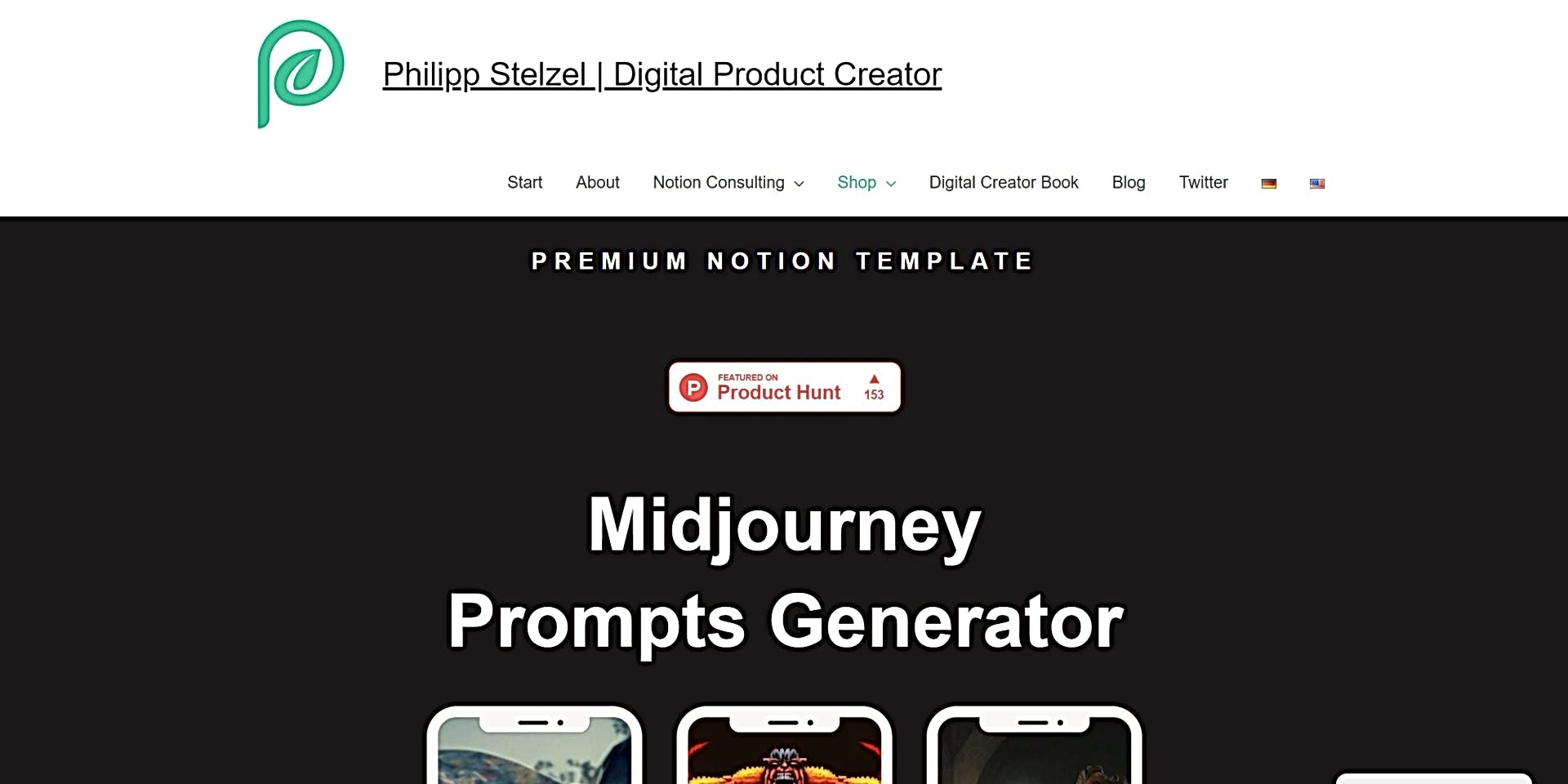 Midjourney Prompt Generator featured