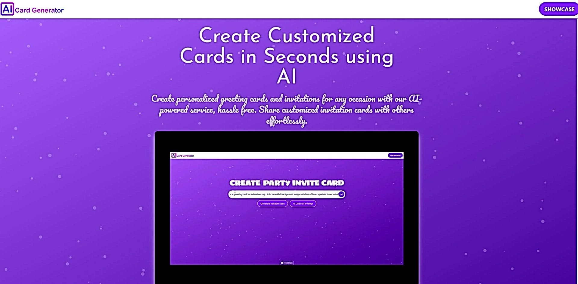 AI Card Generator featured