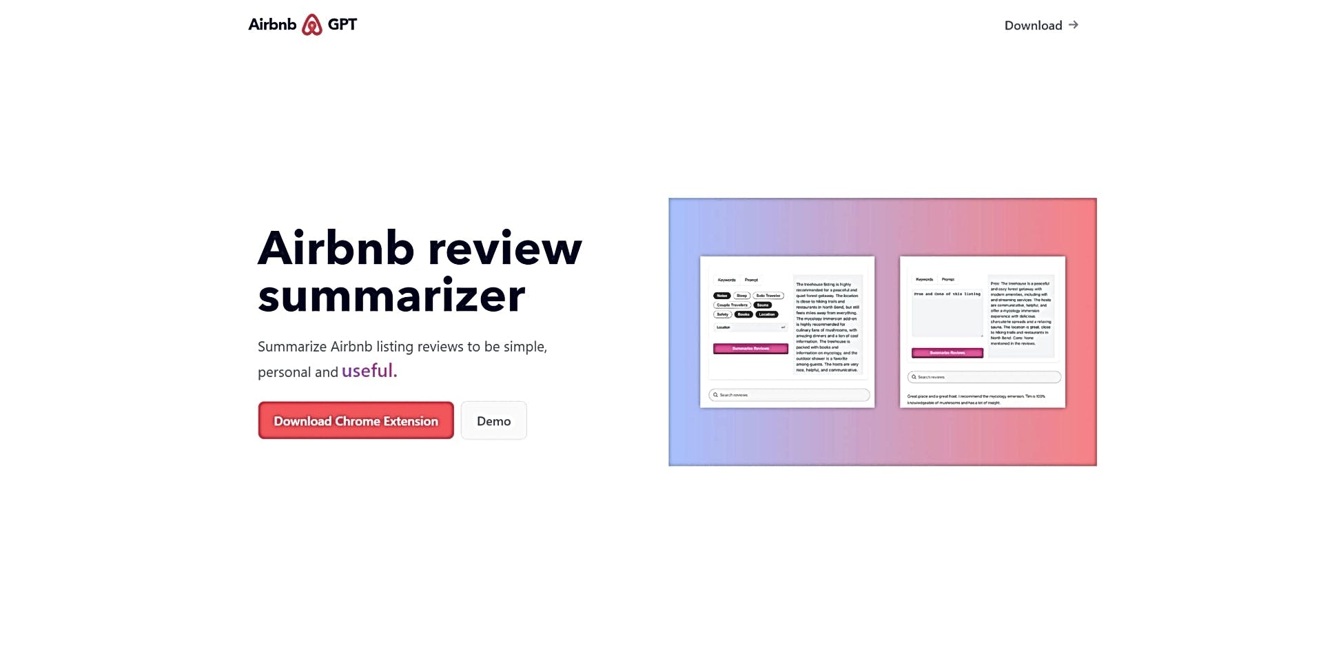 Airbnb Review Summarizer featured