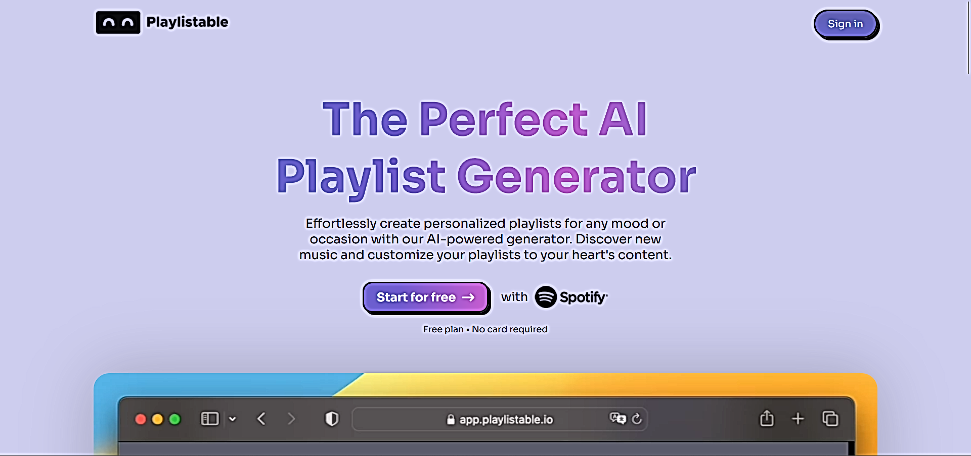 Playlistable featured