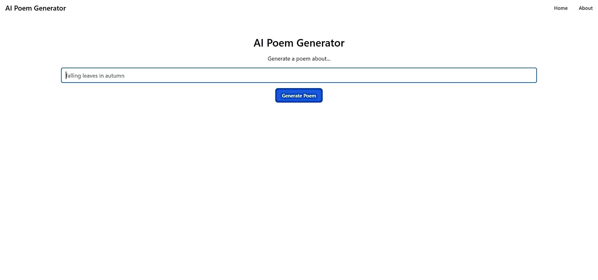 AI Poem Generator featured
