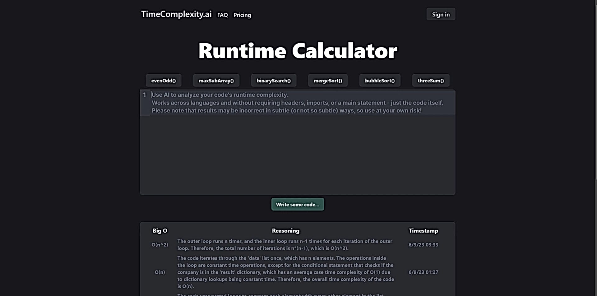 TimeComplexity featured