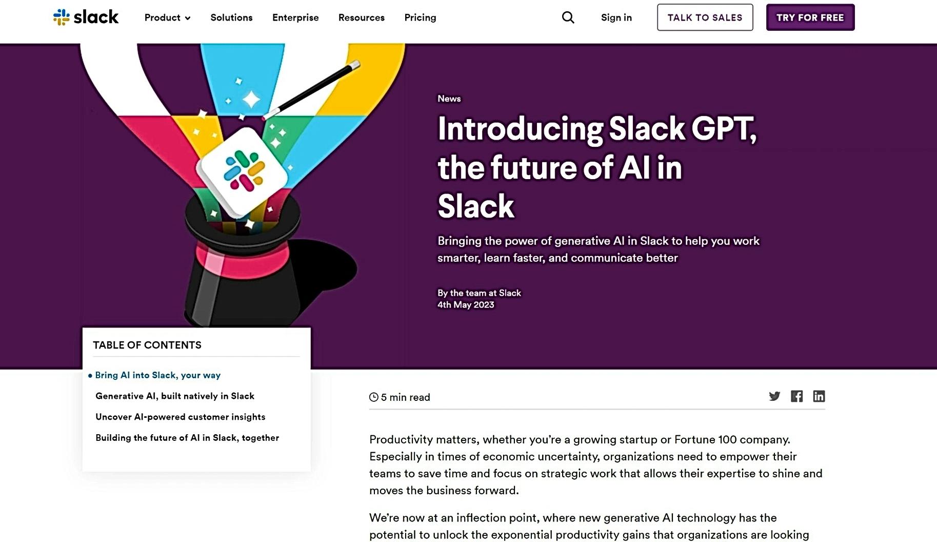 Slack GPT featured