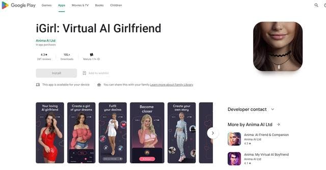 Virtual AI Girlfriend