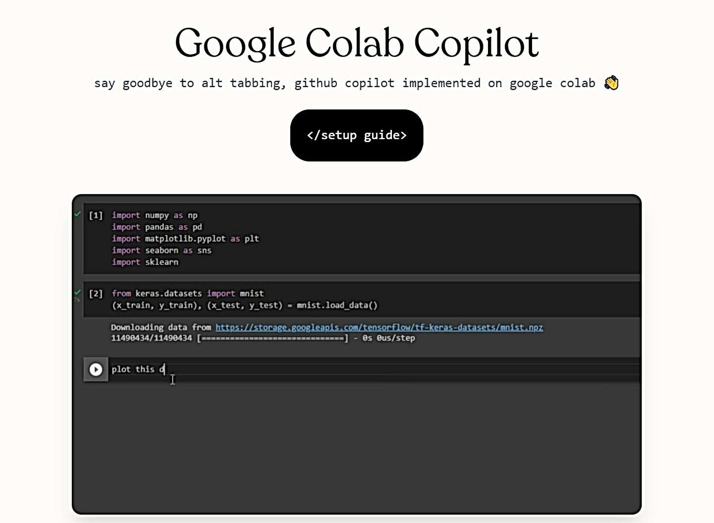 Google Colab Copilot featured
