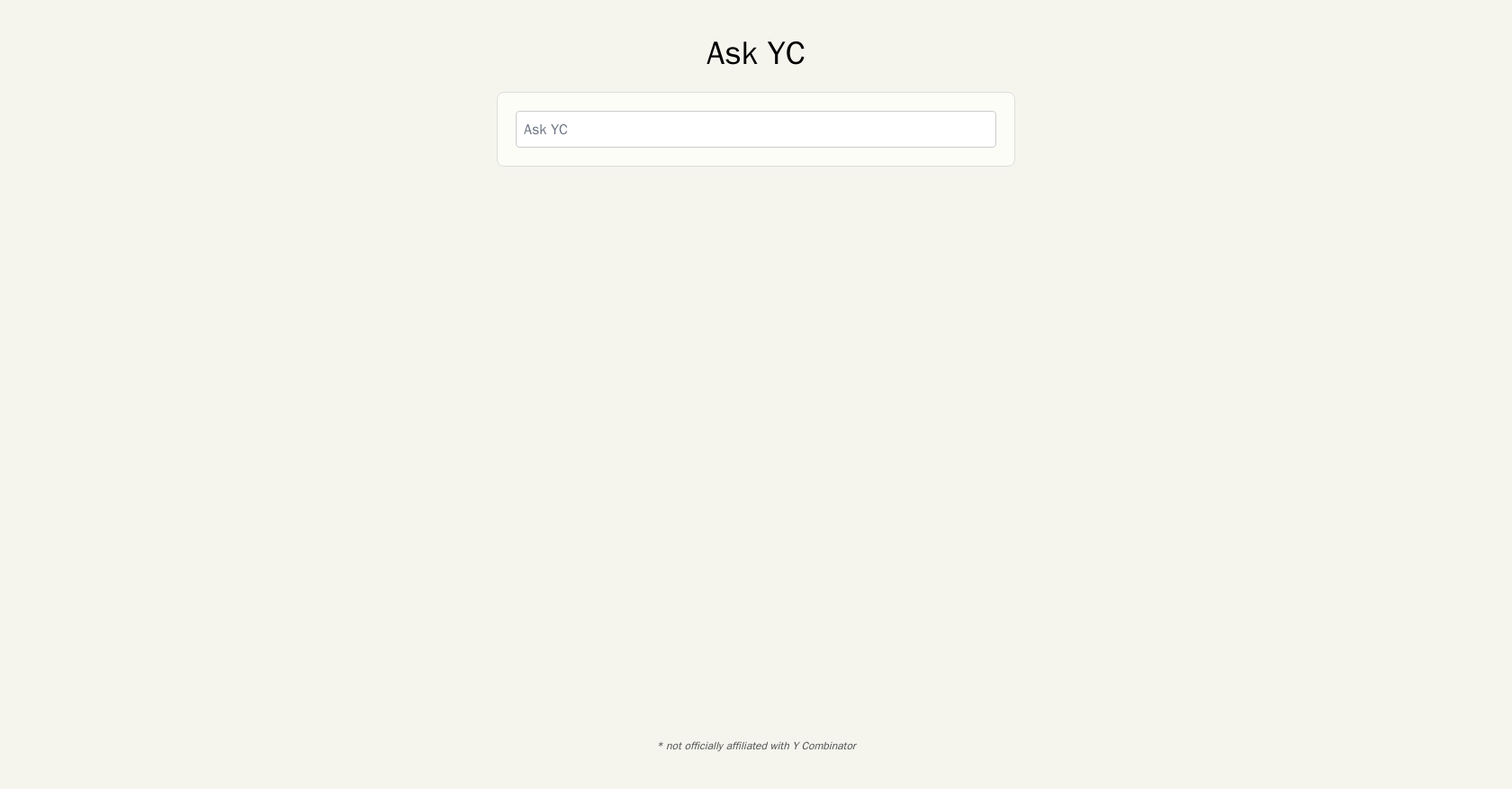 Ask YC