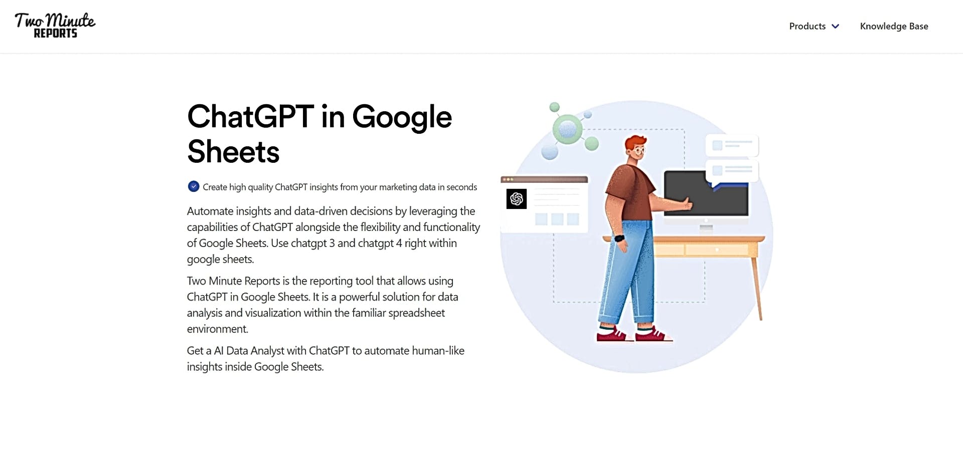 ChatGPT in Google Sheets featured
