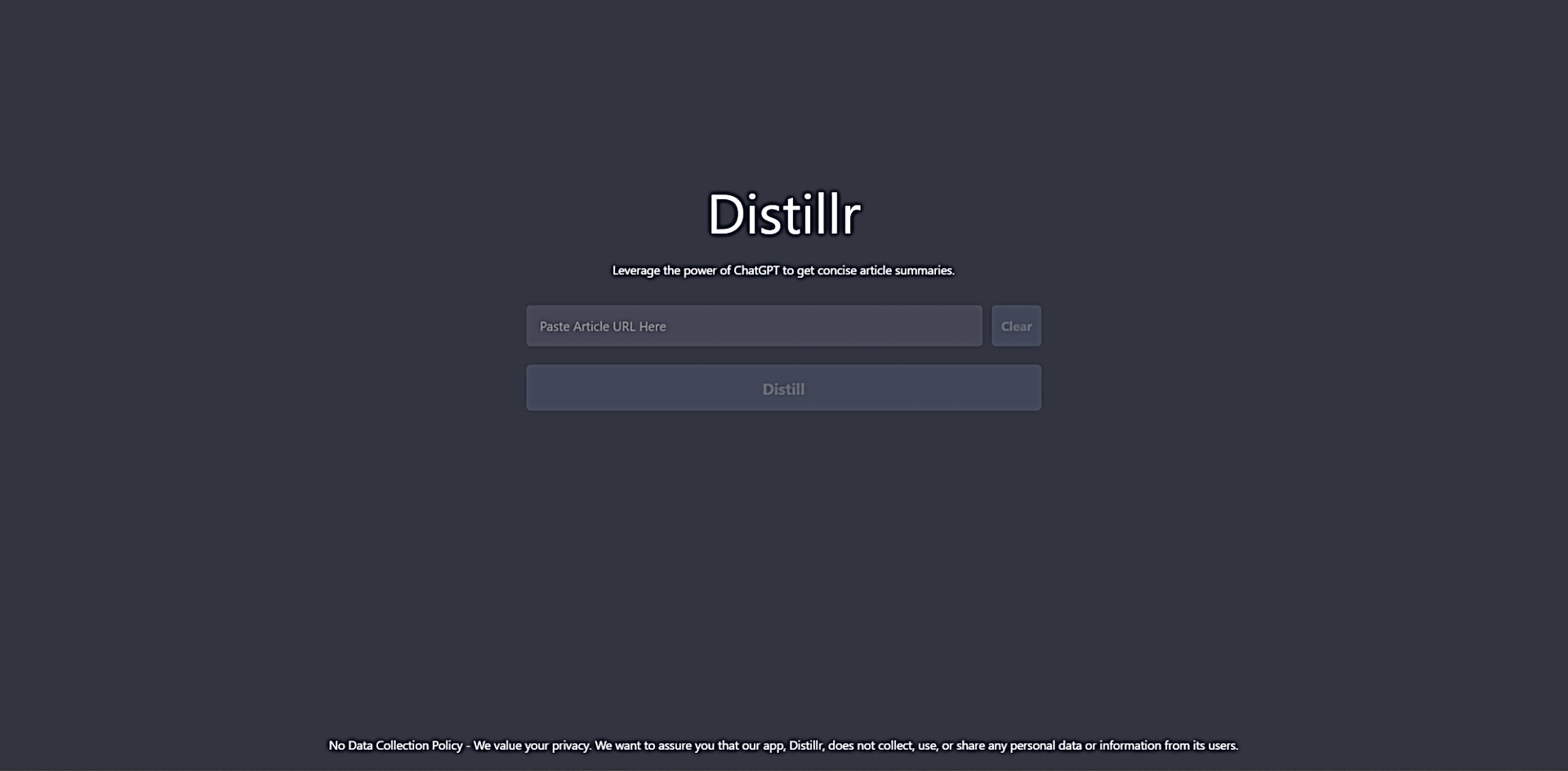 Distillr featured