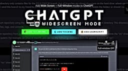 ChatGPT Widescreen Mode logo