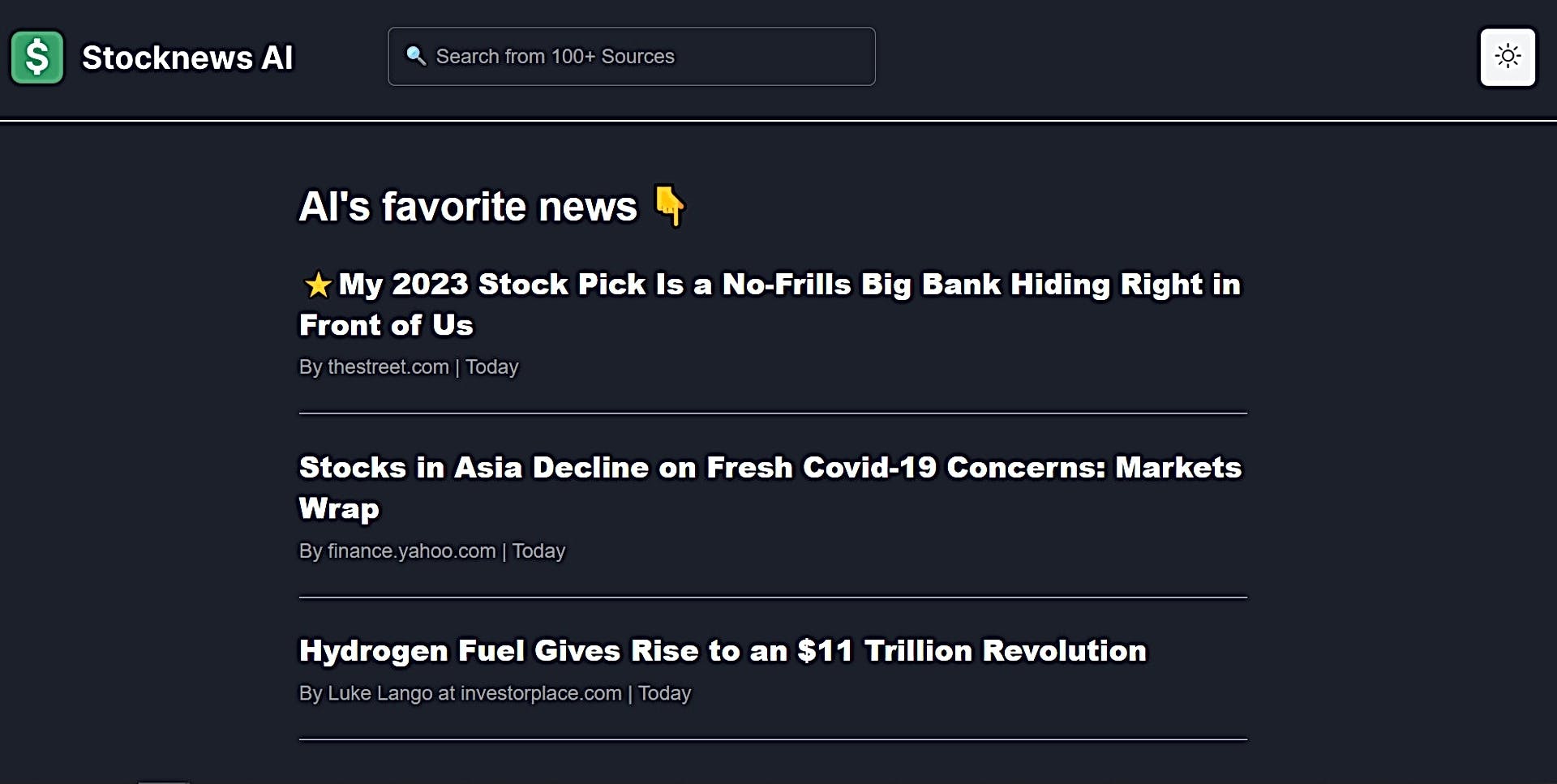 Stocknews AI featured