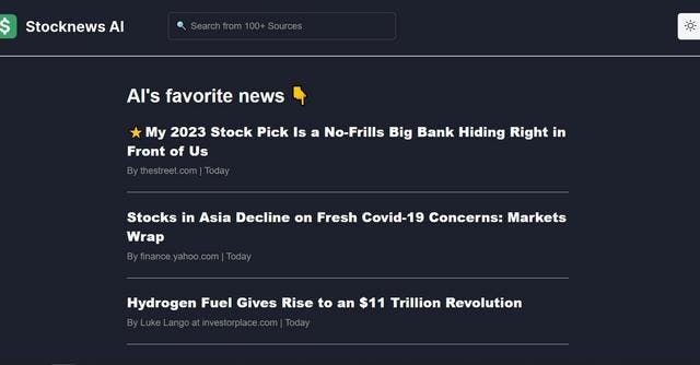 Stocknews AI