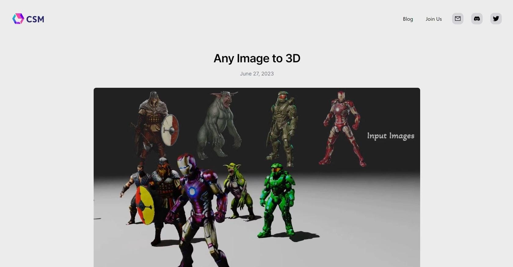 Any Image to 3D