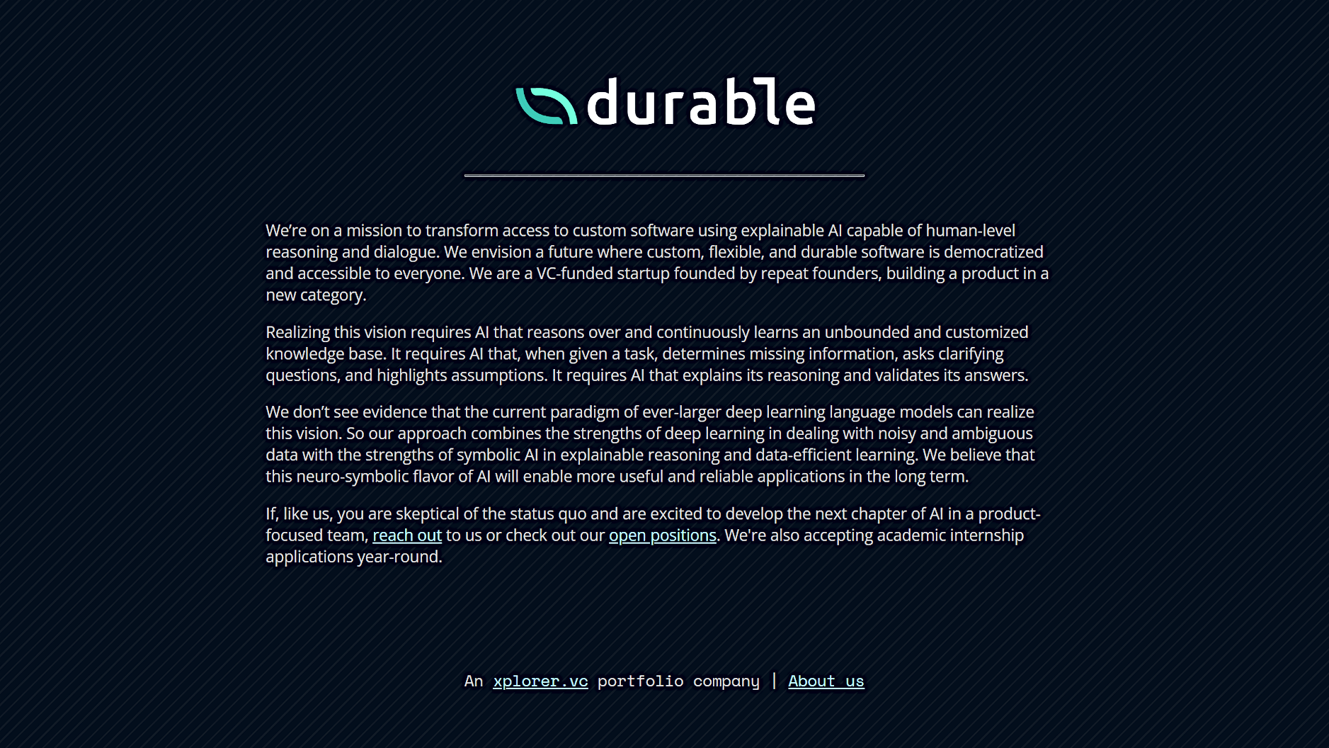 Durable AI featured