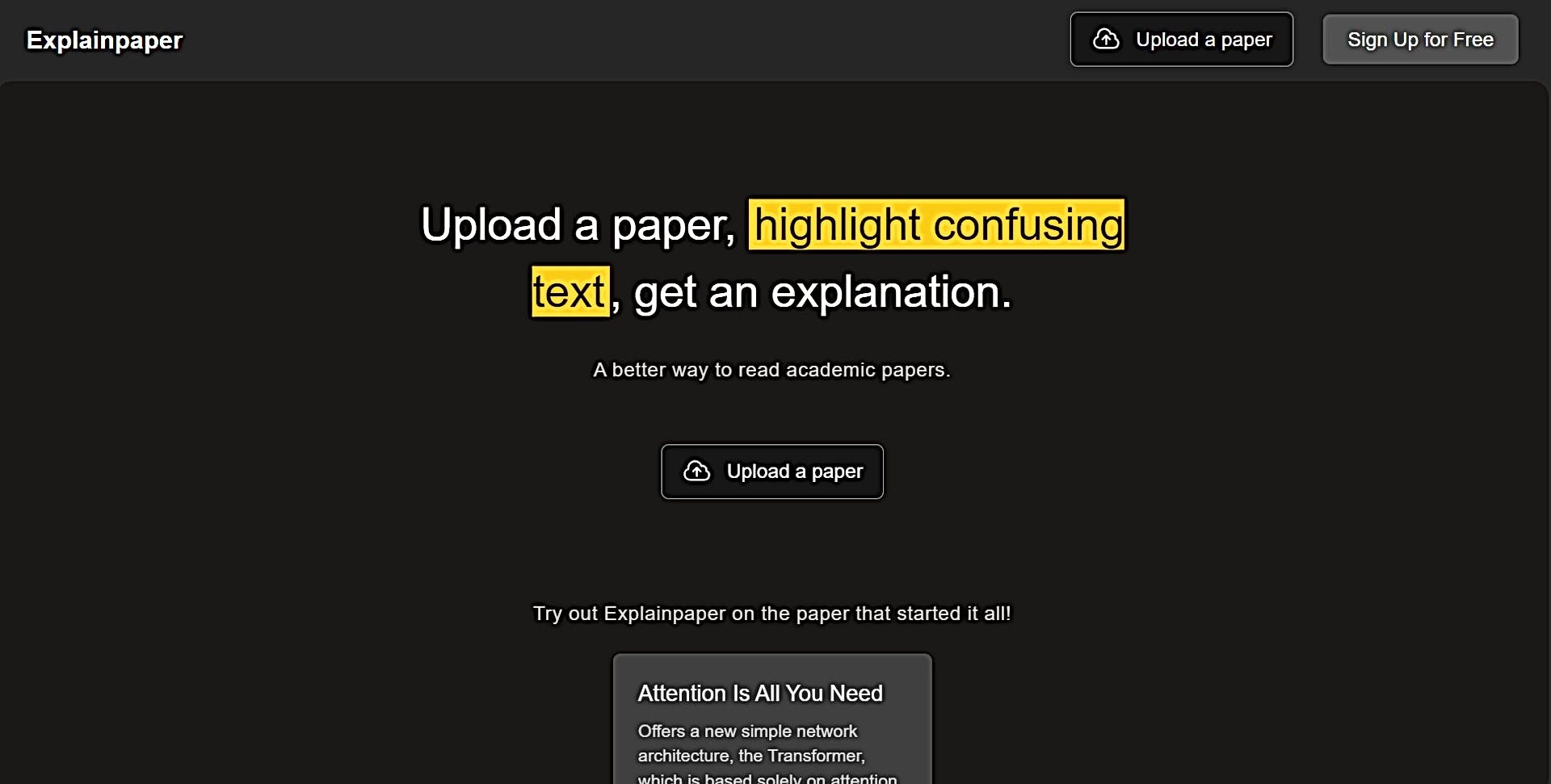 ExplainPaper featured