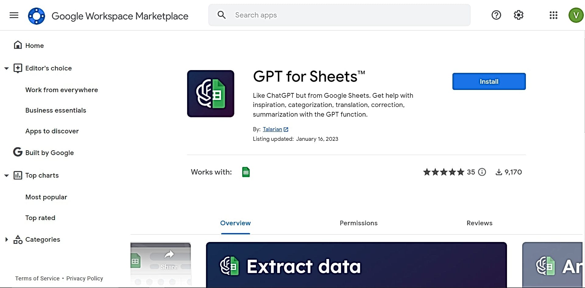 GPT for Sheets featured