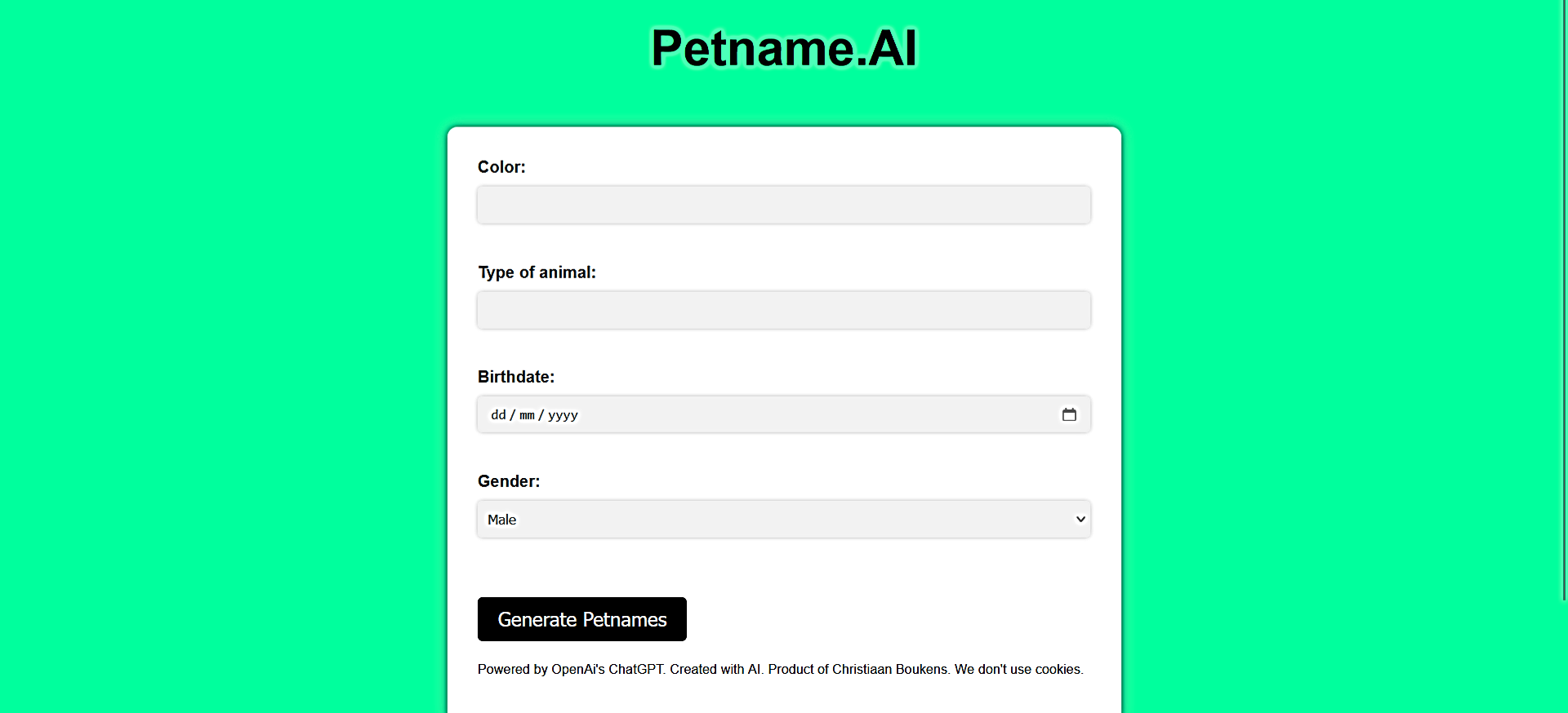 Petname AI featured