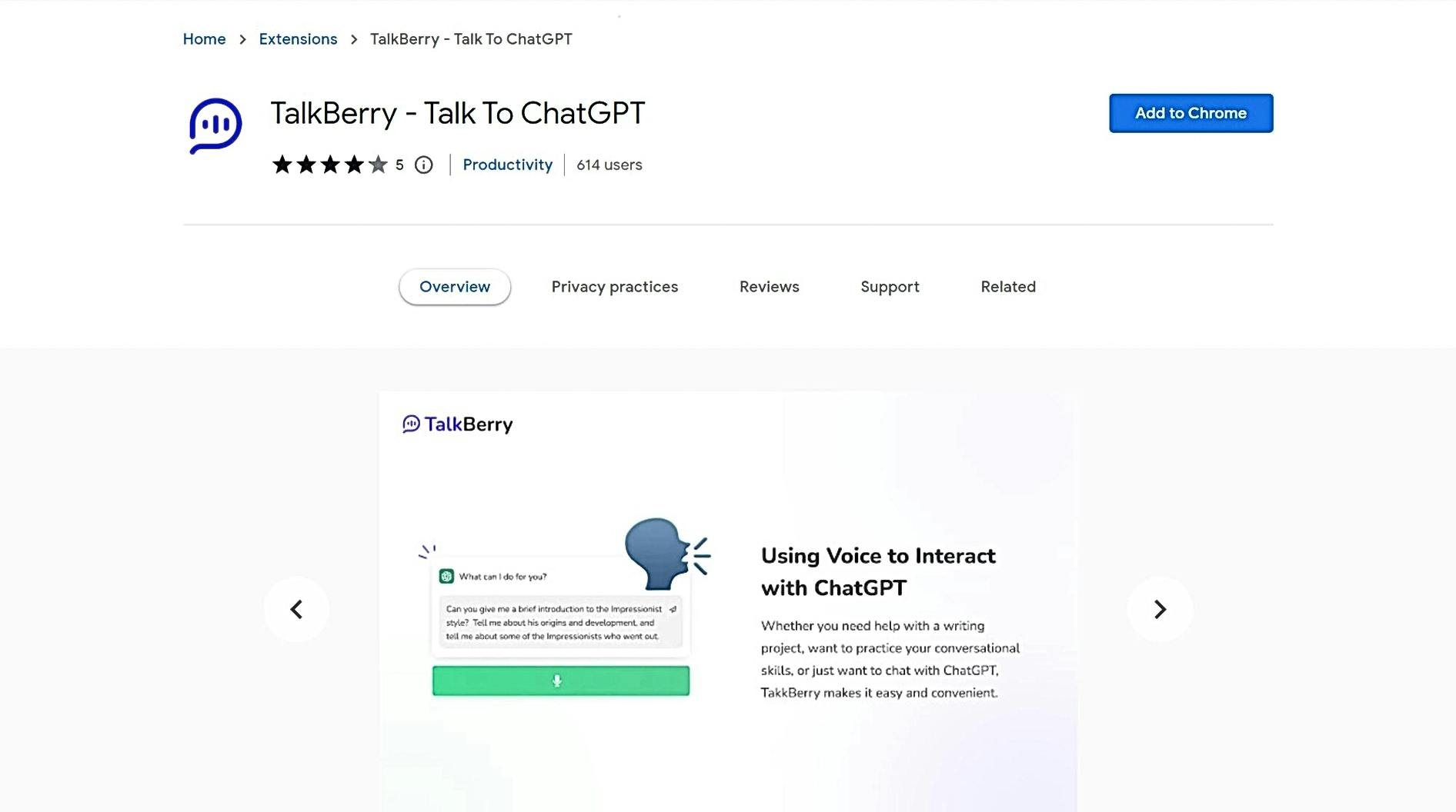 TalkBerry Plugin featured