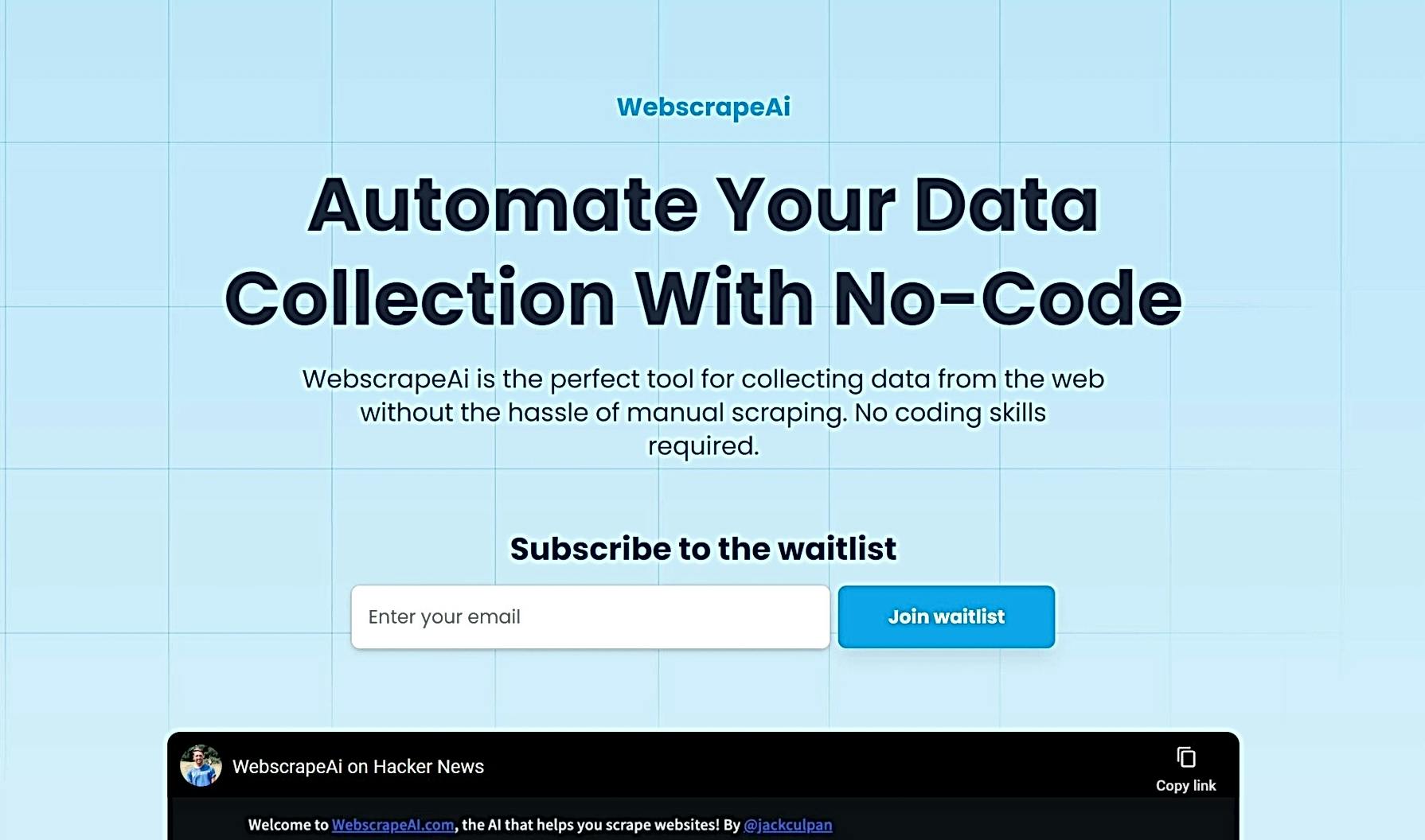WebscrapeAi featured