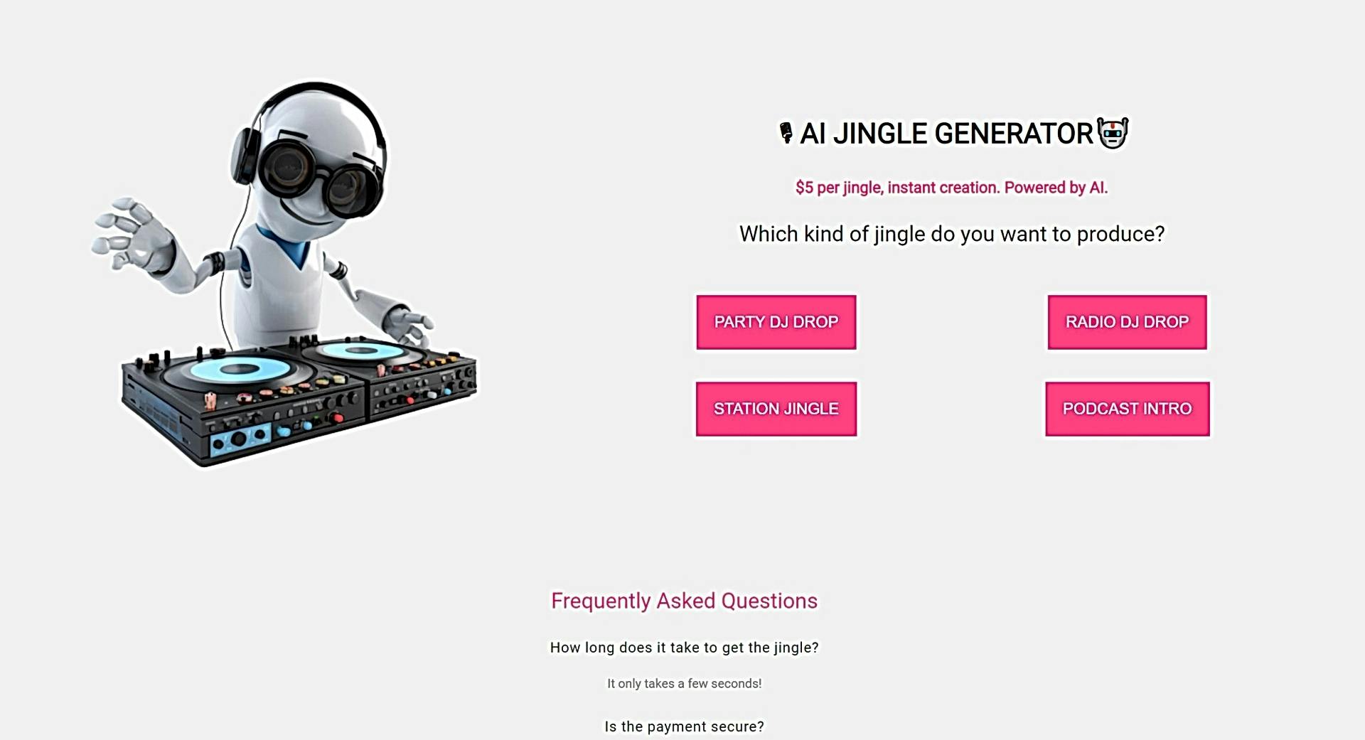 AI Jingle Generator featured
