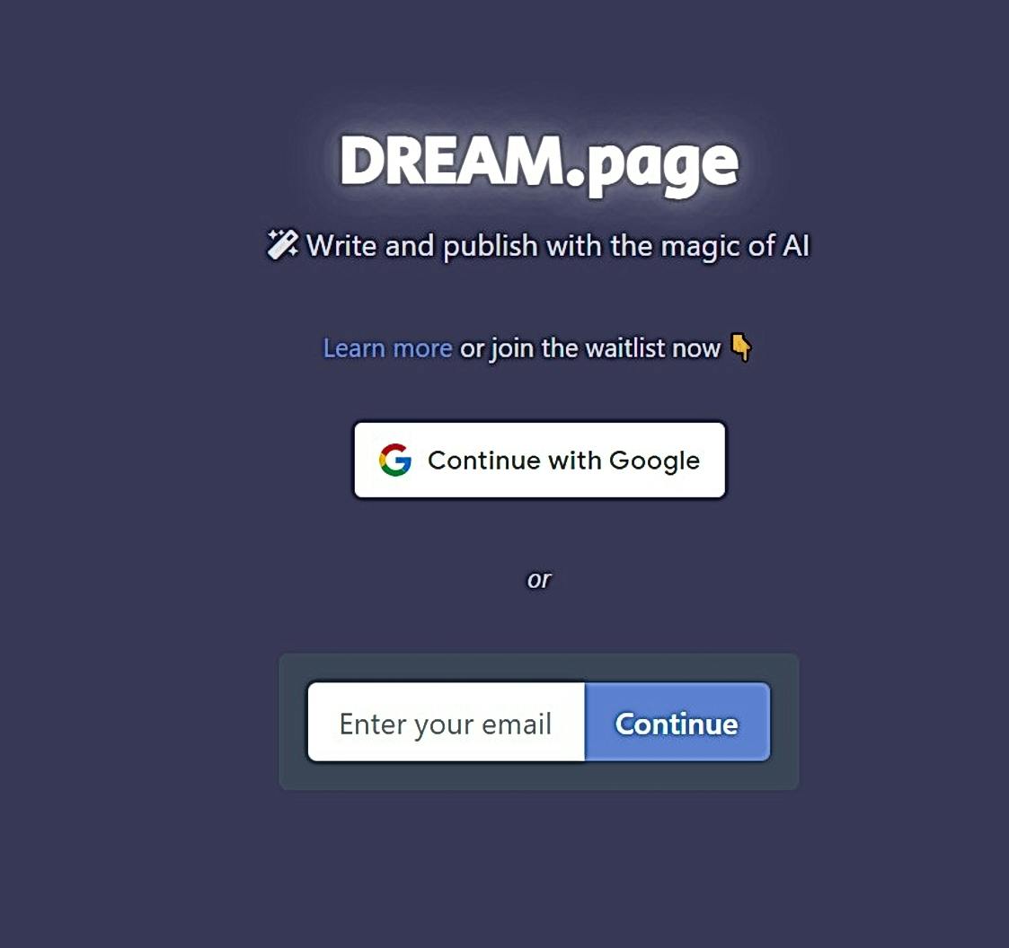 DREAM.page featured