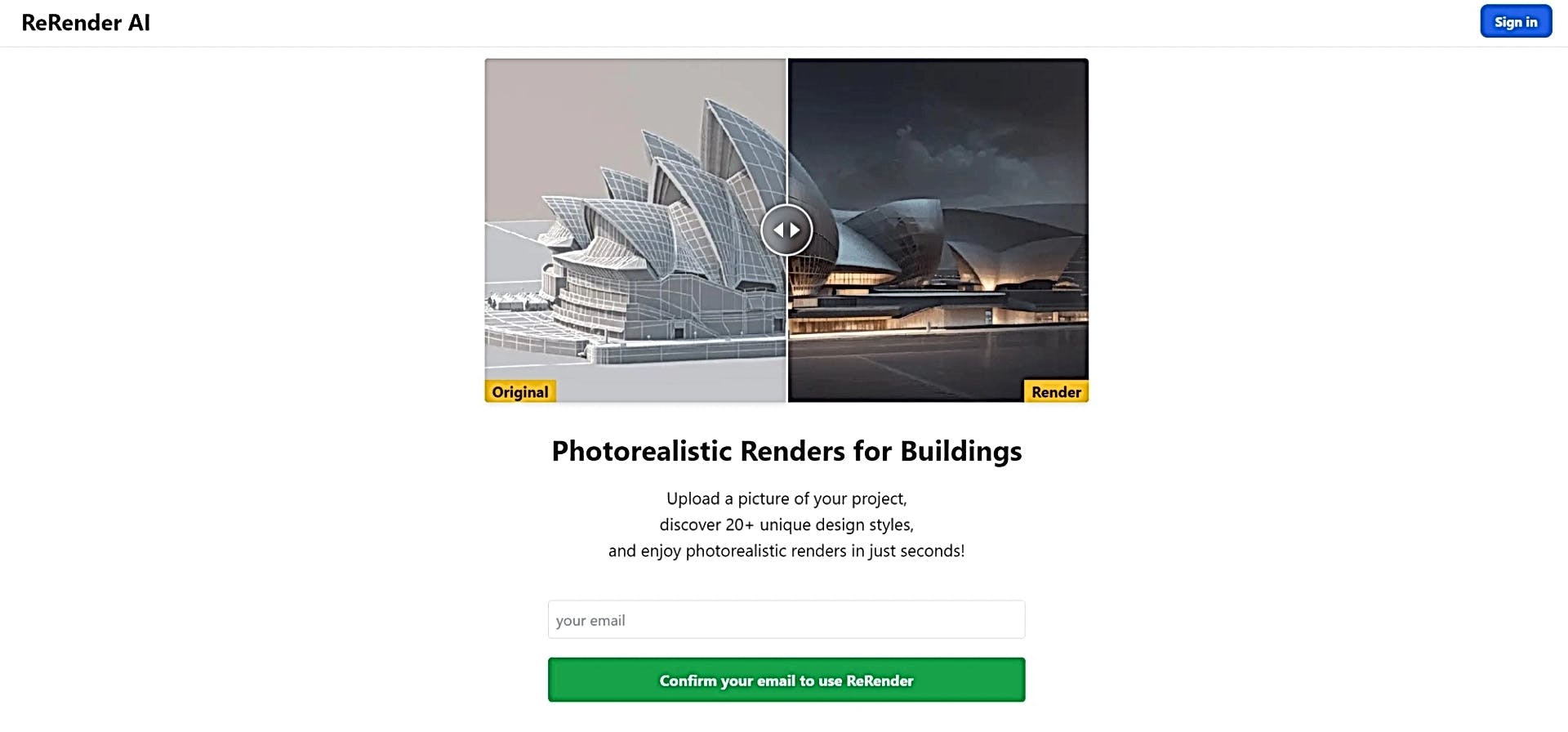 ReRender AI featured