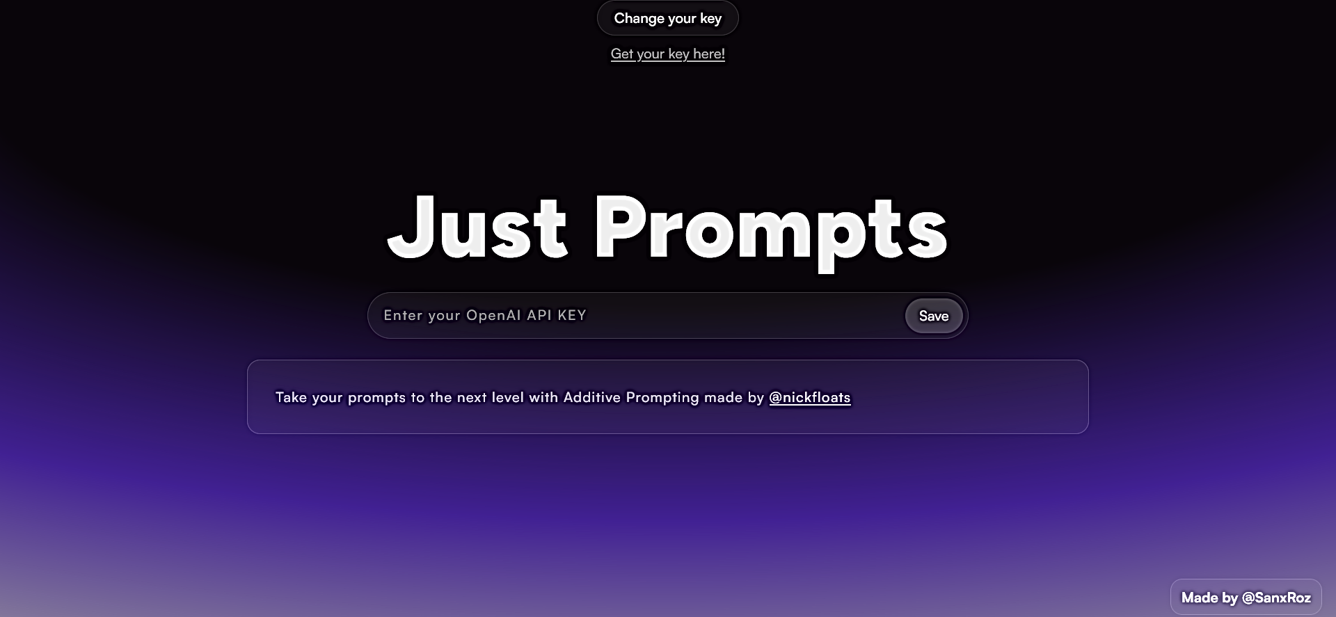 Just Prompts featured