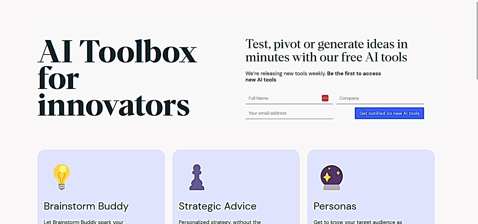 AI Toolbox for Innovators featured