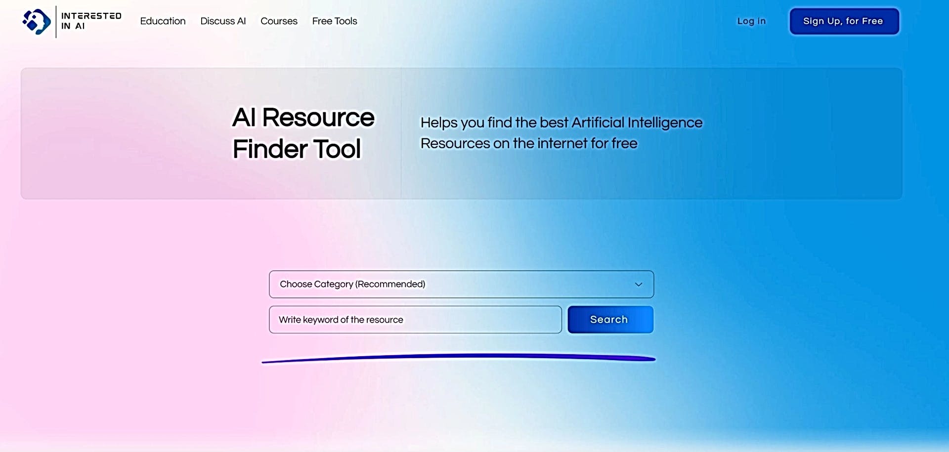 AI Resource Finder Tool featured